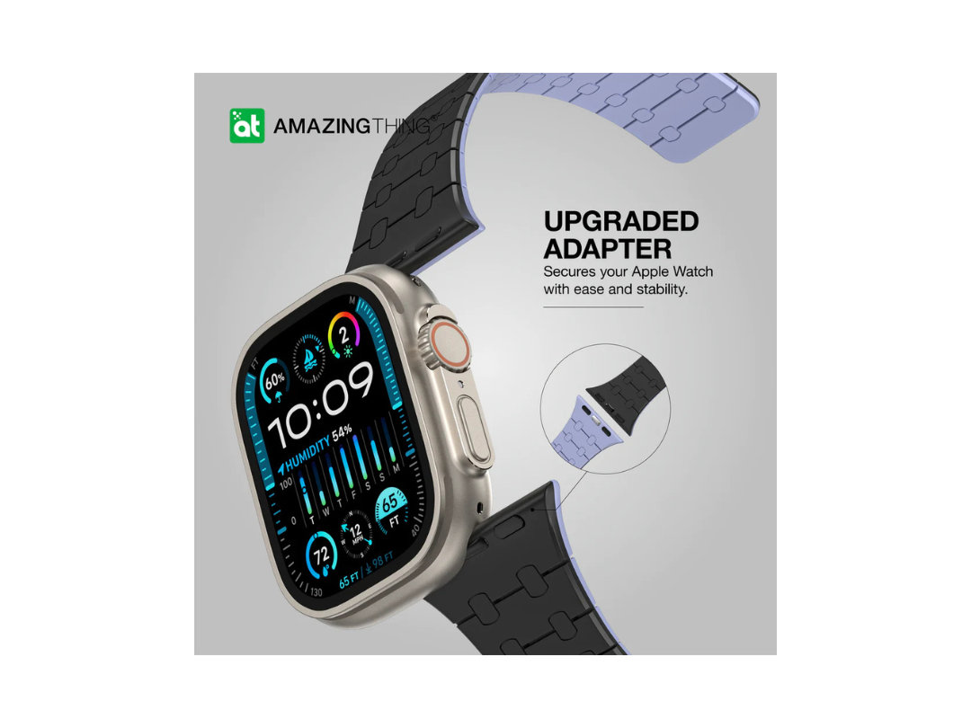 سوار ساعة مغناطيسي من AmazingThing SMOOTHIE SPORT MAG لساعة Apple Watch مقاس 45 مم/49 مم سوار ساعة مغناطيسي من AmazingThing SMOOTHIE SPORT MAG لساعة Apple Watch مقاس 45 مم/49 مم